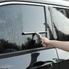 14 inch Shower Squeegee Shower Glass Door Cleaner Tool Bathroom Wall Wiper with Self Adhesive Hooks Holder for Mirror Car Window