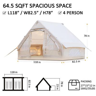 Надувные палатки для кемпинга, надувная палатка с ручным насосом, легко устанавливаемая надувная палатка-домик, водонепроницаемая палатка Oxford Air для кемпинга