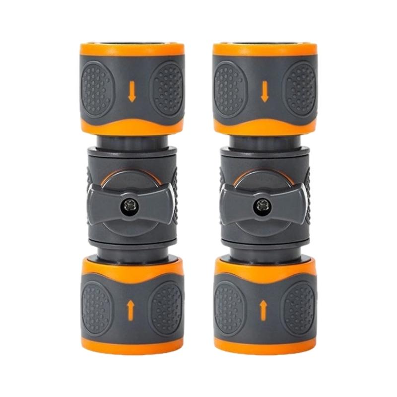 Heavy Type ABS Plastic Double Quickly Release Hose Connectors Leakproof For Outdoor Indoor Use