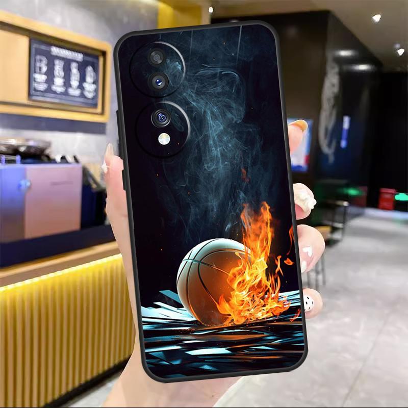 Basketball On Fire Case For Honor X7a X8a X9a X6a X8 X9 X6 X7 10 50 90 70 Lite 8X 9X Magic 4 Lite 5 Pro Cover