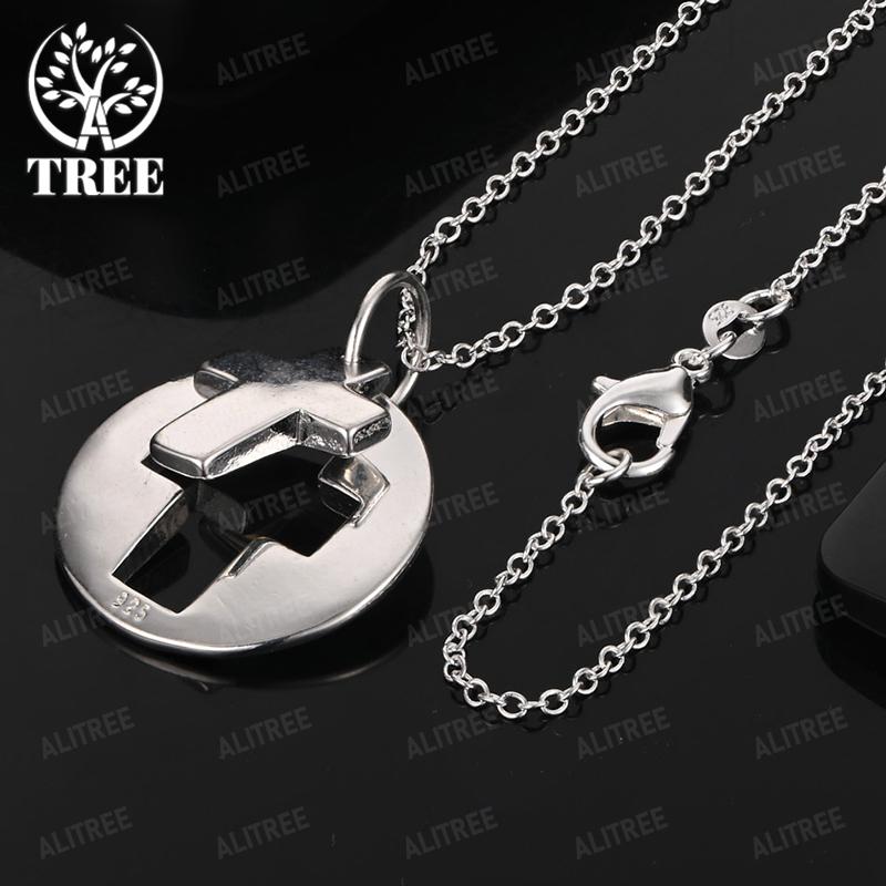 925 Sterling Silver Heart Cross Flower Notes Pendant Necklace Women Fine Jewelry Accessories Engagement Wedding Party Gift