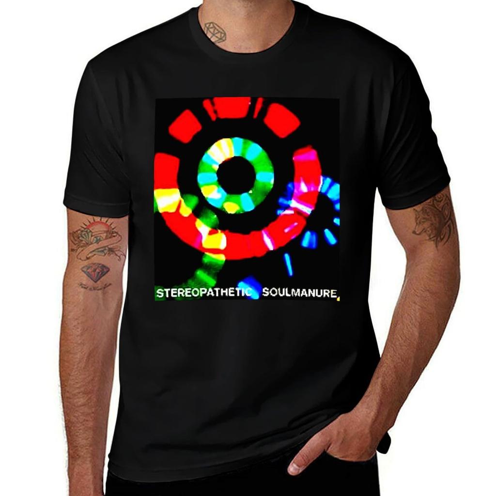Stereopathetic Soulunisexure Album Color Circle Tshirt Large Size Soft Cotton Tshirt