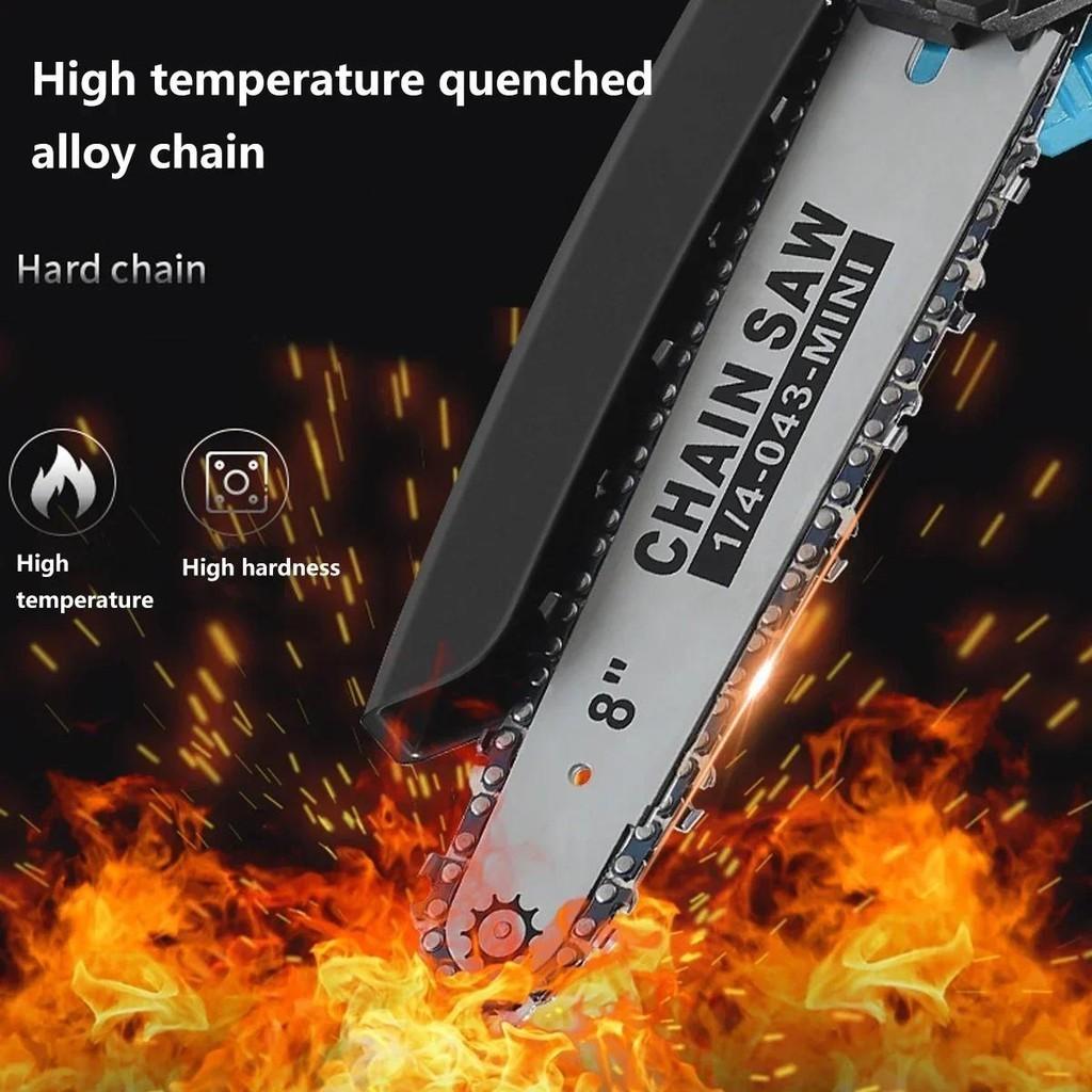 8-дюймовая портативная пила для деревообработки, режущий электроинструмент, бесщеточная электрическая цепная пила, аккумуляторная ручная пила для обрезки