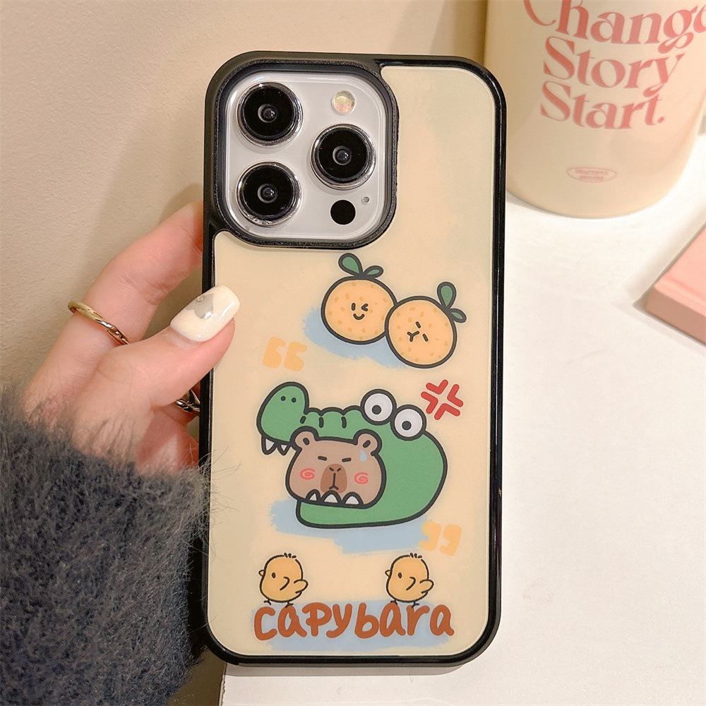 Иллюстрированный чехол с магнитным держателем для телефона Apple iPhone 15, подходит для iPhone 11/12/13 Pro Max. Разработан, чтобы быть мягким и защищать.