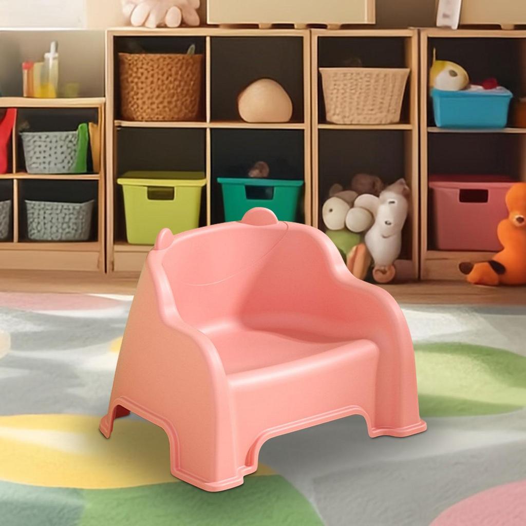 Small Stool with Backrest Shoe Changing Stool Children's Stool for Bathroom Bedside Table