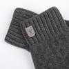 Latest Men's Warm Gloves Winter Touch Screen Plus Fleece Gloves Cold Warm Wool Knitted Gloves