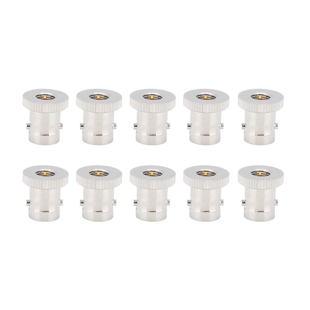 10 Pcs BNC Female To SMA Male Connector Adapter for Radio Coaxial Cable Wireless Connection Devices