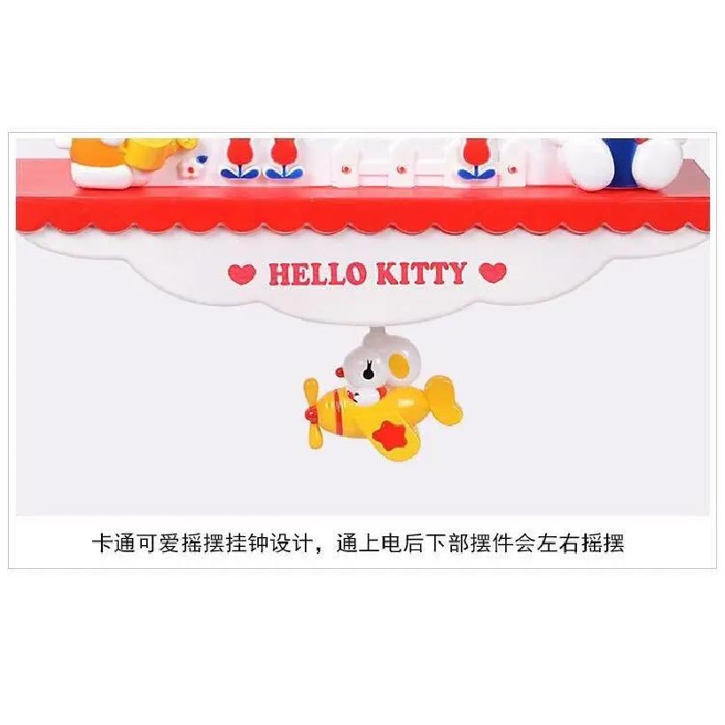 Sanrio New Hello Kitty Kuromi My Melody Cinnamoroll Pompompurin Pochacco Clock Decoration Room Fashion Trend Cute Kawaii Anime