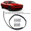 Для Dodge For Challenger 2008-22 Передняя панель бампер капот 1 шт. Резиновый уплотнитель 12 шт. Пластиковые заклепки 68051392AB Детали уплотнителя бампера автомобиля