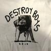 Винтажная футболка Destroy Boys Band с коротким рукавом, все размеры S-5XL LT430, унисекс