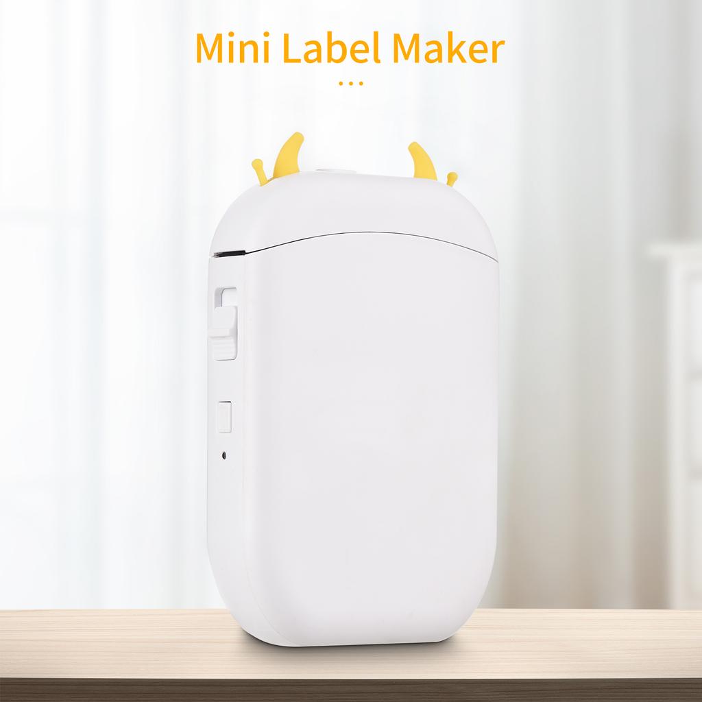 Label Maker Machine Mini Pocket Thermal Label Printer All In One BT Connect 203DPI Prince Tag DIY Date Journal Study
