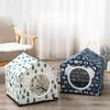 Removable and Washable Cat Villa Cat House Kennel Dog House Four-season Universal Closed Cat Kennel Cage