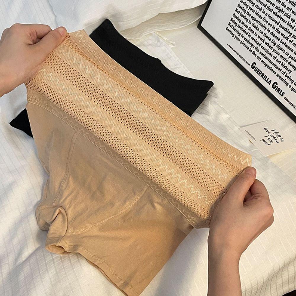 Сетчатое послеродовое боди-моделирующее белье с высокой талией, бесшовное нижнее белье, удобные трусы-подтяжки для женщин