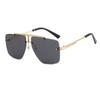 Новые безрамные градиентные солнцезащитные очки для женщин, модные, легкие, с защитой UV400, трендовые летние аксессуары