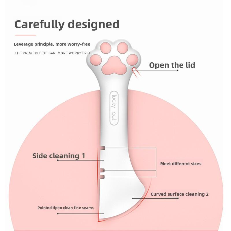 Pet Can Spoon, Can Opener, Wet and Dry Food Spoon, Cat Tableware, Feeding and Mixing Spoon, Cat Pet Shovel