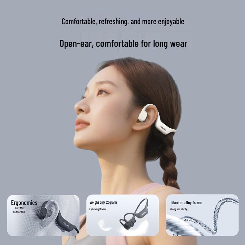 Philips Спортивные наушники с костной проводимостью TAA6609C