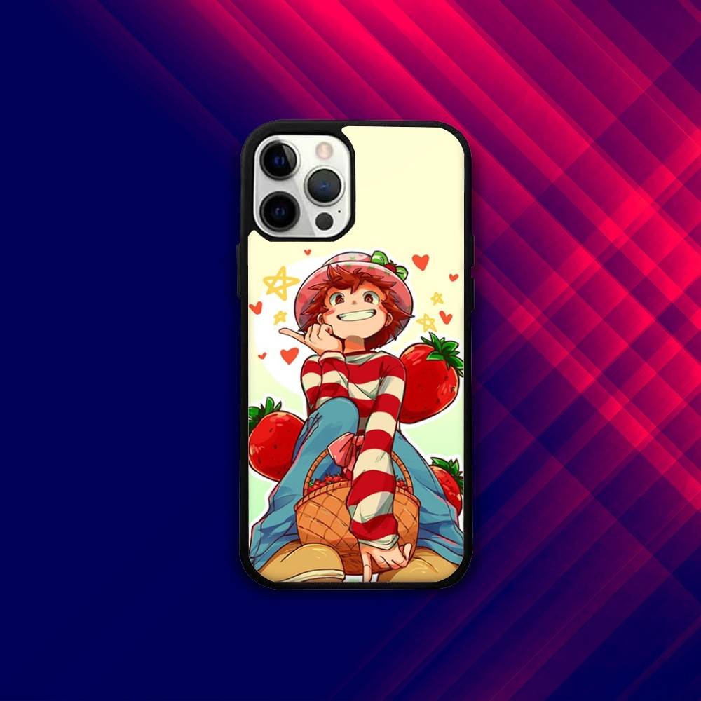 S-Strawberry Cute Shortcak Phone Case For iPhone 16e,16,15,14,13,12,11,Plus,Pro,Max,Mini Magsafe Magnetic Wireless Charging