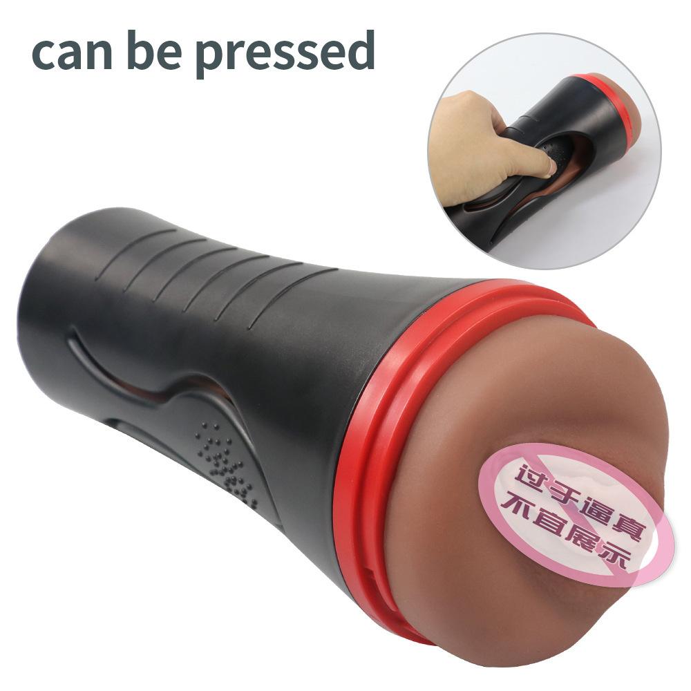Товары для взрослых Ручной фонарик Push Type Airplane Bottle Мужское устройство для мастурбации JJ