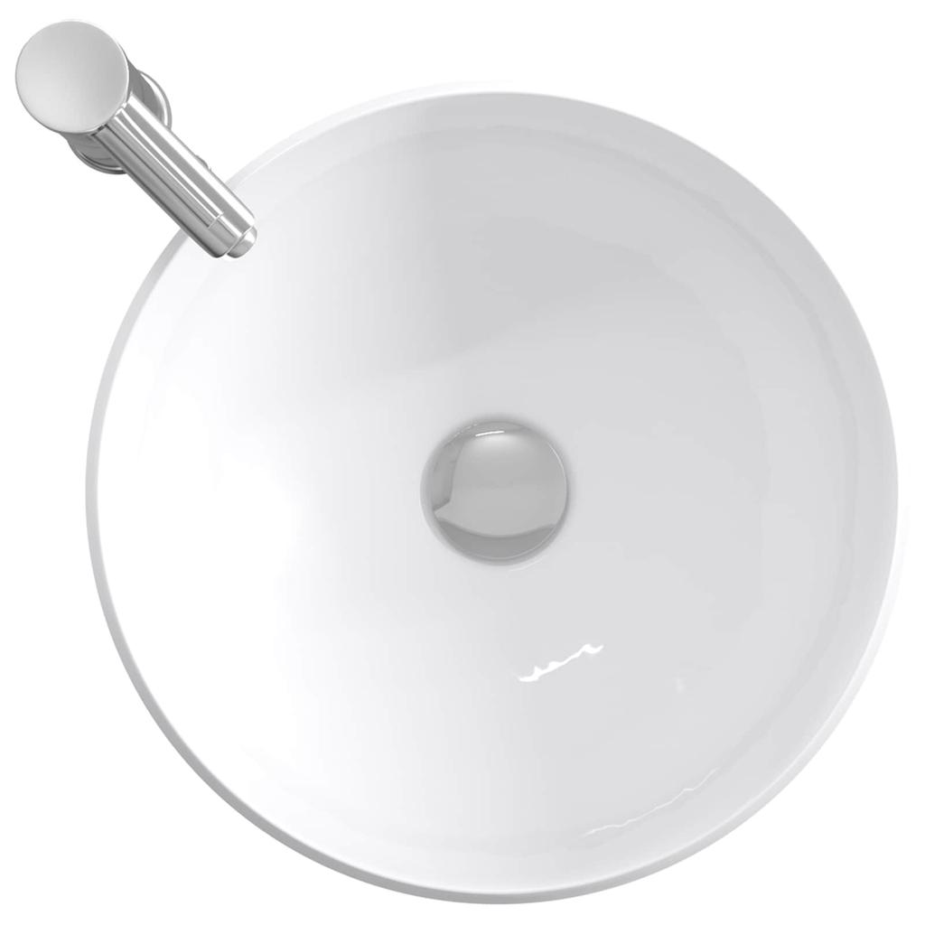 Bathroom Sink Chrome 38.5 x 38.5 x 16 cm Metal