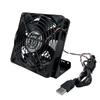 Nagao Seisakusho NBROS USB-вентилятор для охлаждения с подставкой, 4,7 дюйма (120 мм), Настольный вентилятор, присоска, защитная решетка, 2 штуки в комплекте
