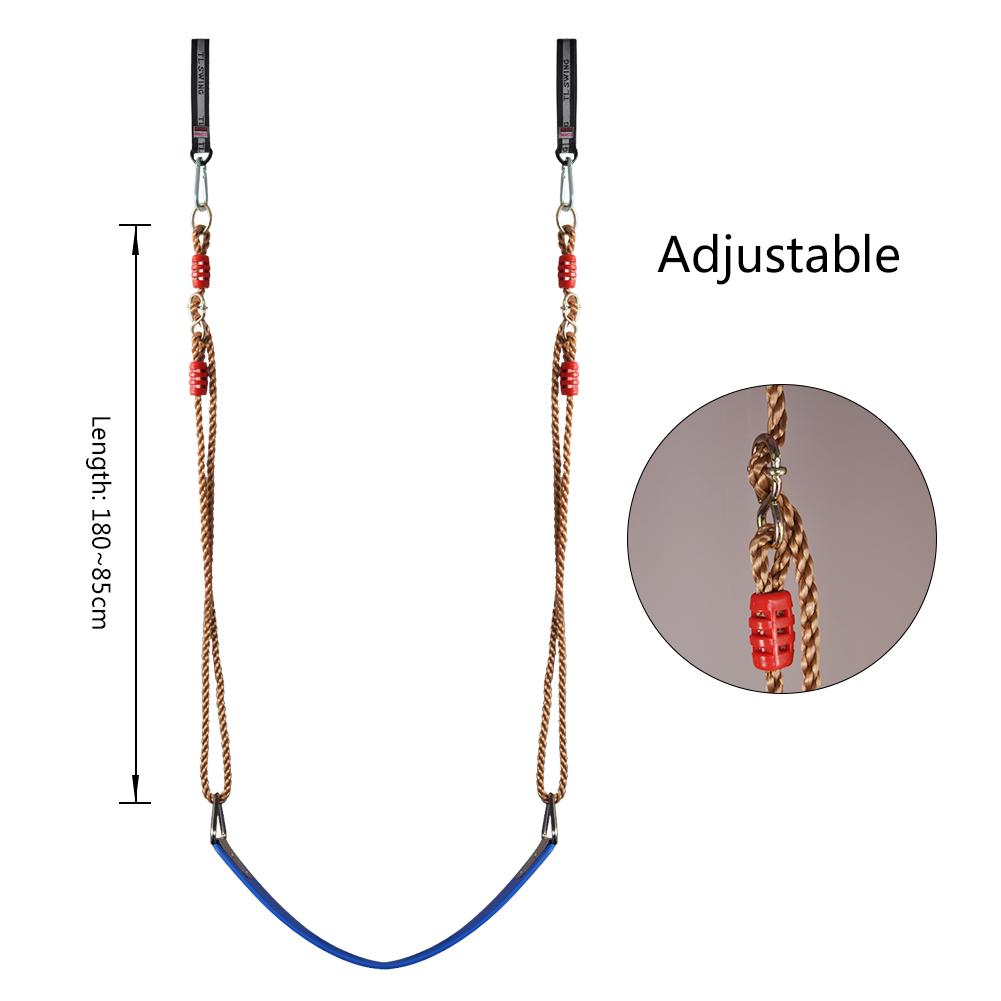 2 шт. регулируемых канатов для качелей, 1,8 м, прочные канаты для подвешивания на дереве, идеально подходят для гамака-качели