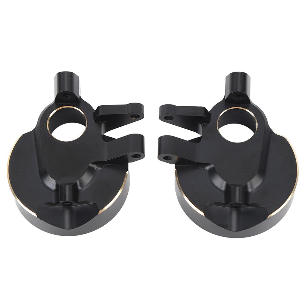 2Pcs Brass Front Steering Knuckles 110 RC Car Steering Knuckles for Axial Capra SCX10 III AR45P