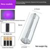LED UV Collection: Purple Light Flashlight for Scorpion Detection, UV Inspection, Drying, and Banknote Verification — Mini Purple Light Torch