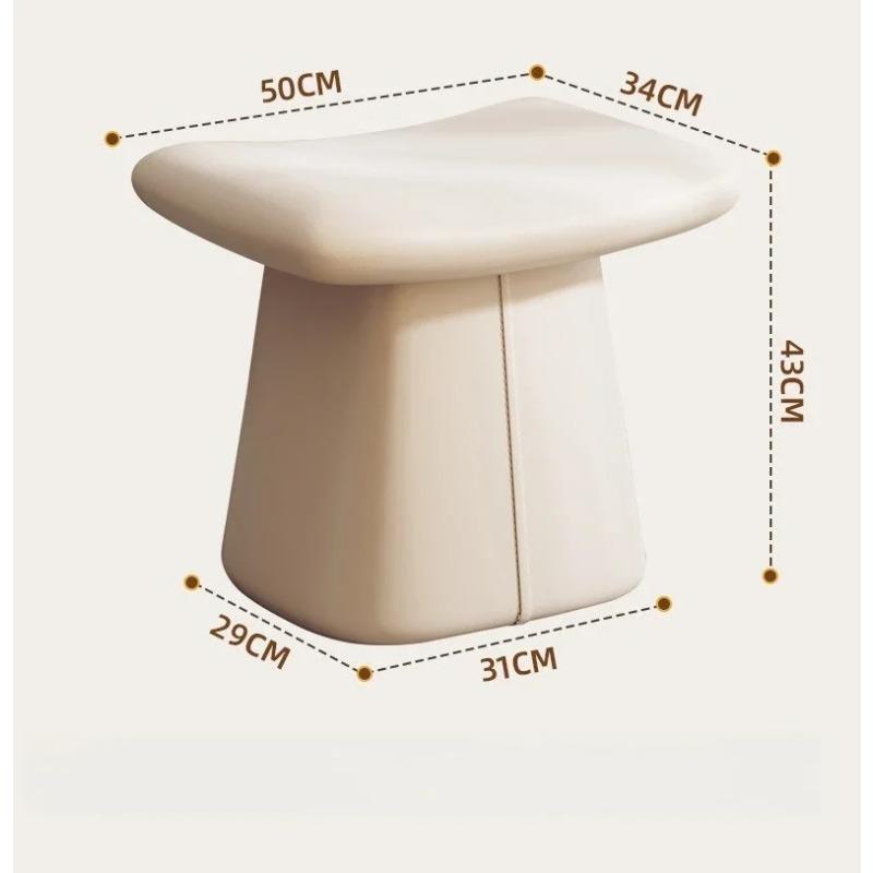 Туалетный столик для спальни, Премиальное качество, Стул-пианино и для смены обуви, Домашнее кожаное кресло-диван, Безопасно для кожи, Дышащий