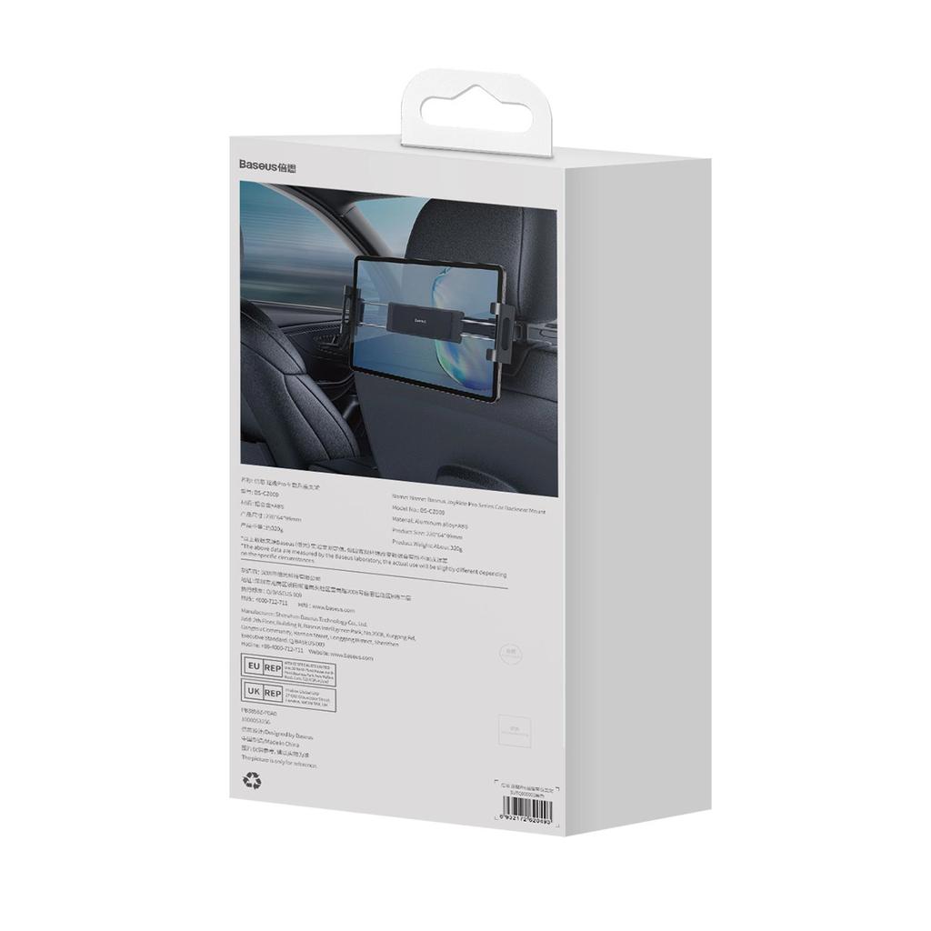 Baseus Автомобильный держатель Joyride Pro для телефона/планшета на подголовник, черный