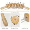 Wooden Massager Handheld Roller Stick Trigger Point Manual Massage Tools Body Muscle Pain Relief