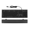 RGB Gaming Keyboard with Palmrest Universal LED Backlit 104 Keys Blue Switch USB Wired Computer Mechanical Keyboard for