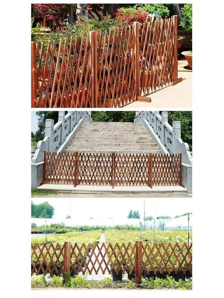 Уличный антикоррозийный раздвижной деревянный забор для сада, двора, крытого балкона и вольера для собак.