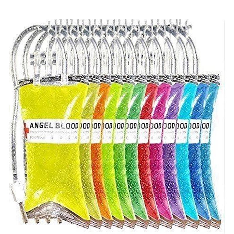 500 мл многоразовый мешок для крови для напитков на Хэллоуин, длинный мешок для наполнения трубок