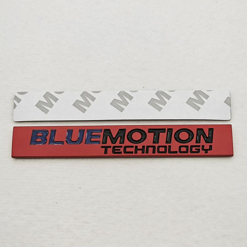 3D Metal Car Logo Bluemotion Emblem Car Rear Trunk Badge Fender Side Sticker Auto for VW Accessories zd1