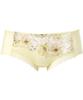 Wacoal Panties Pair with Back Hem Show Through PXB678 YE M Boy-Length (Hugging Bra) BXB478, Low-Profile, Doesn't Outerwear,