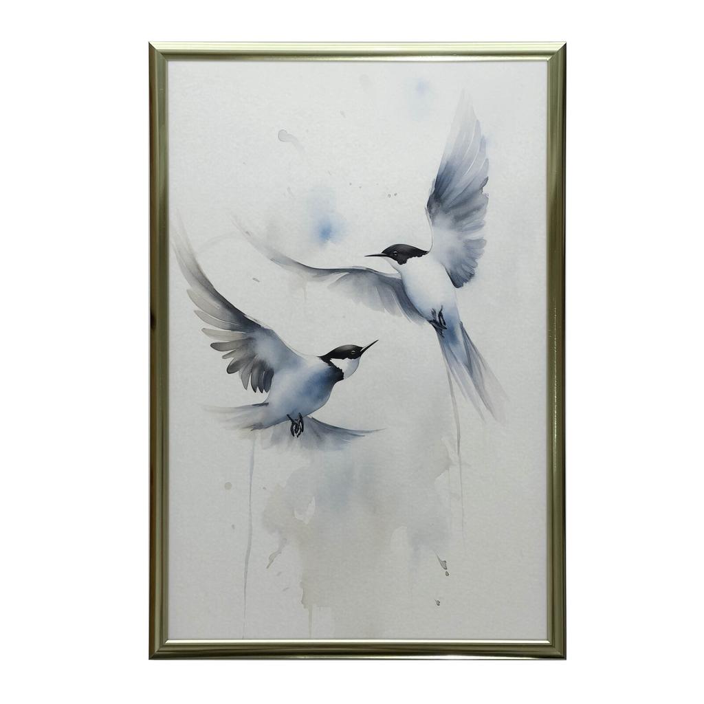 Cisza Natury Cisza Natury, 40X50 Cm, Rama Aluminiowa Czarna, Papier Matowy 230 Gsm