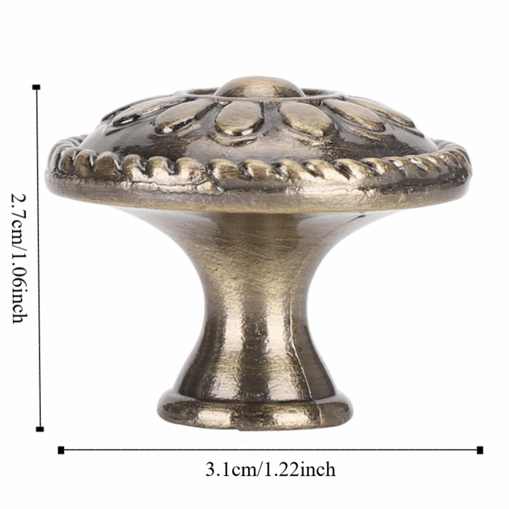 10 Set Antique Brass Furniture Handle Zinc Alloy Door Pulls Cabinet Handle Furniture Accessories