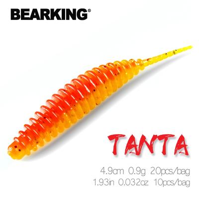 BEARKING Tanta 4,9 см 0,9 г 20 шт., мягкие приманки для рыбалки Shad, силиконовые приманки, воблеры, приманки для плавания, искусственный Leurre Souple
