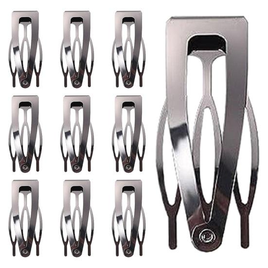 10Pcs Double Grip Hair Clips Women Metal Snap Hair Barrettes Retro Small Hair Pins Headdress Hair Accessories