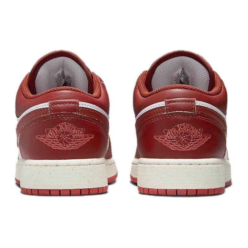 Детские кроссовки Air Jordan 1 Low SE GS Dune Red White Lobster Sail FJ3465-160