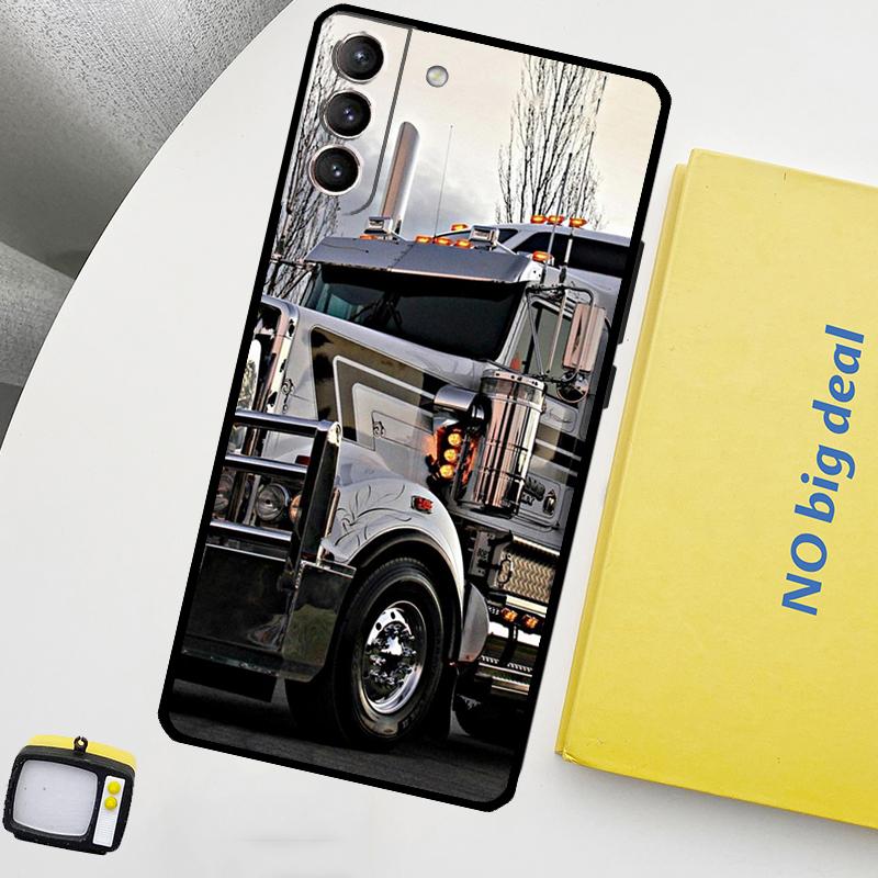 Cool Heavy Truck Car Phone Case For Samsung Galaxy S24 Ultra S20 S21 S22 S23 Plus S9 S10 S24 FE S25 Ultra Cover