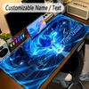 Large Mouse PadSonic Custom Name Text Personalized Desk Mat Non Slip Gaming Pad