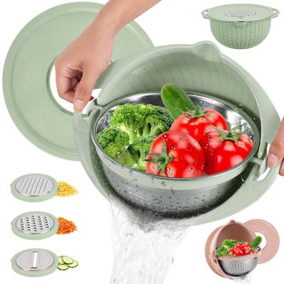 Сито для риса Пластиковый дуршлаг Кухонная сливная корзина Овощи Фрукты Моечная Корзина для хранения Пищевые сита Чаша Кухонные принадлежности