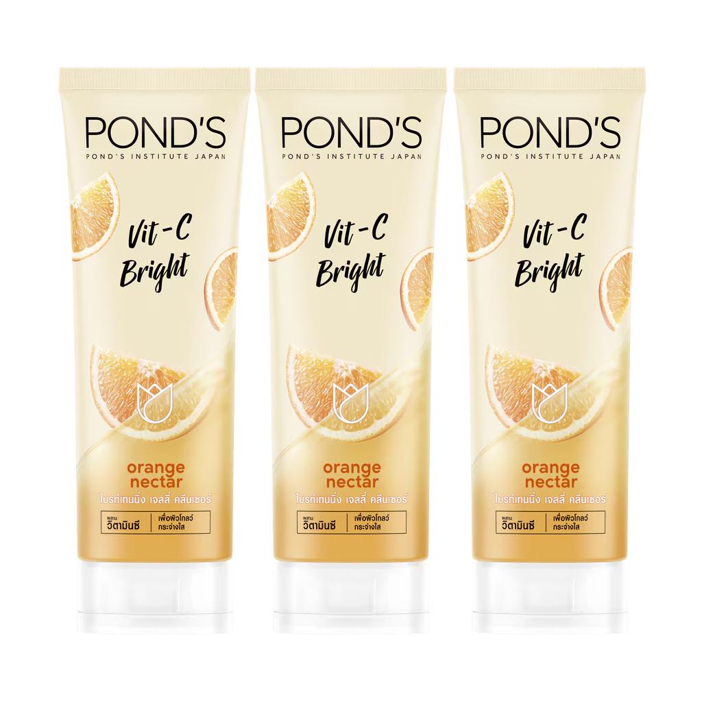 POND'S Vit-C Очищающее желе с ярким апельсиновым нектаром 100 г.