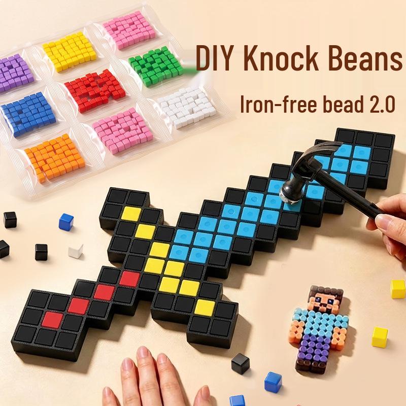 Knock Beans Конструктор Пиксель Арт Пазл - Образовательная Игрушка Подарок для Детей