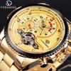 Mens Automatic Watches Tourbillon Self Winding Mechanical Watch Independent Second Hand Dial Minimalist Casual Gifts for Men