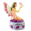 [P9441] - Jewelry Box 'Fairy Dreams' Pink Purple - 65x55 Mm