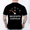 Fashion Casual T-Shirt NECESITO CERVEZA Printed Mens T-Shirt Fashion T-Shirt Summer Beer T-Shirt Fashion Casual Top