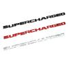 3D Metal Supercharged Logo Car Sticker Emblem Auto Badge Decal