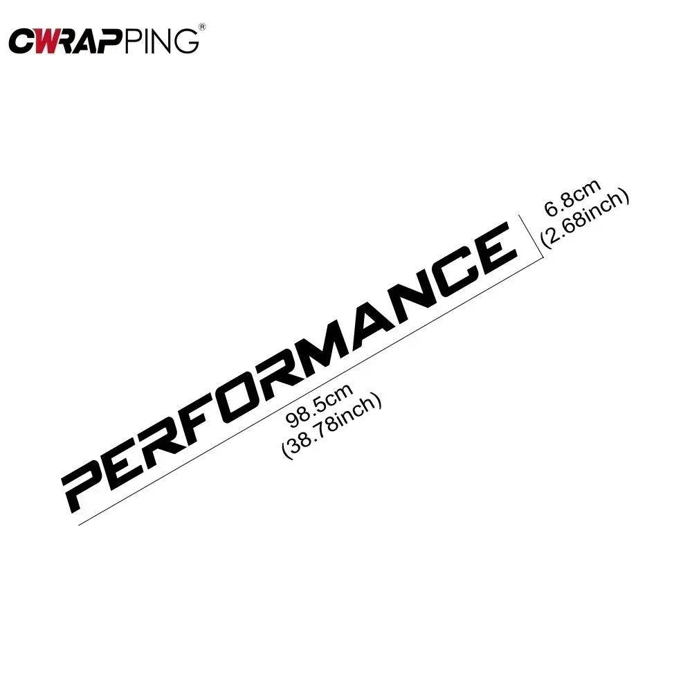 Performance Car Sticker Universal and Door Front Styling Vinyl Stickers Graphics Strip Stickers Auto Door Visor Window Decorate